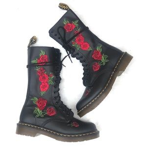 🌹 ❤️ Beautiful 14 eye zip up VONDA combat boots